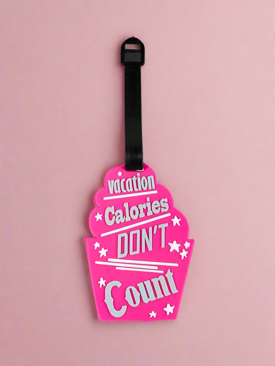 Vacation Calories Luggage Tag