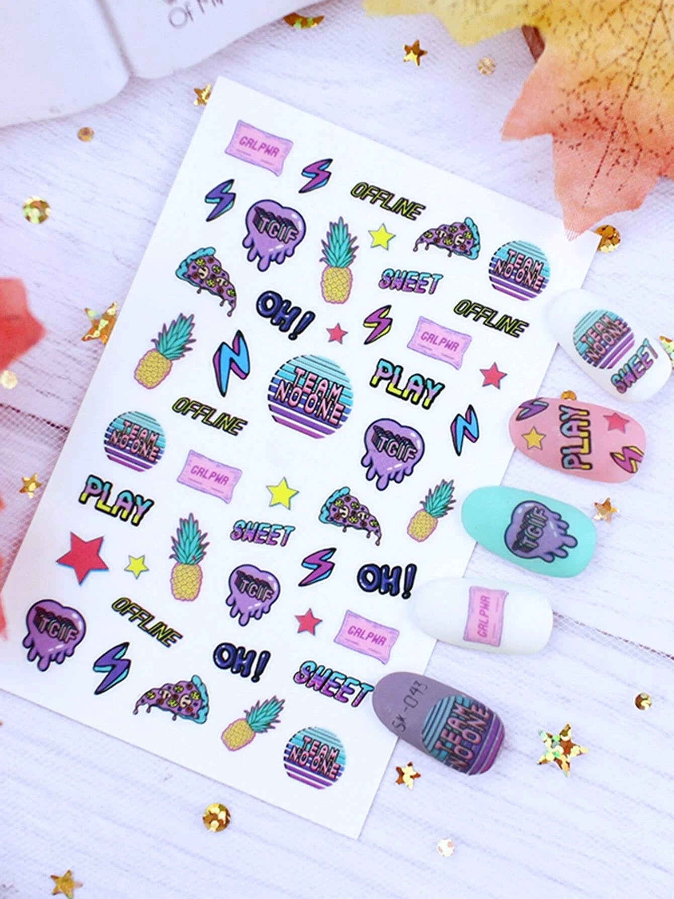 Retro Nail Art