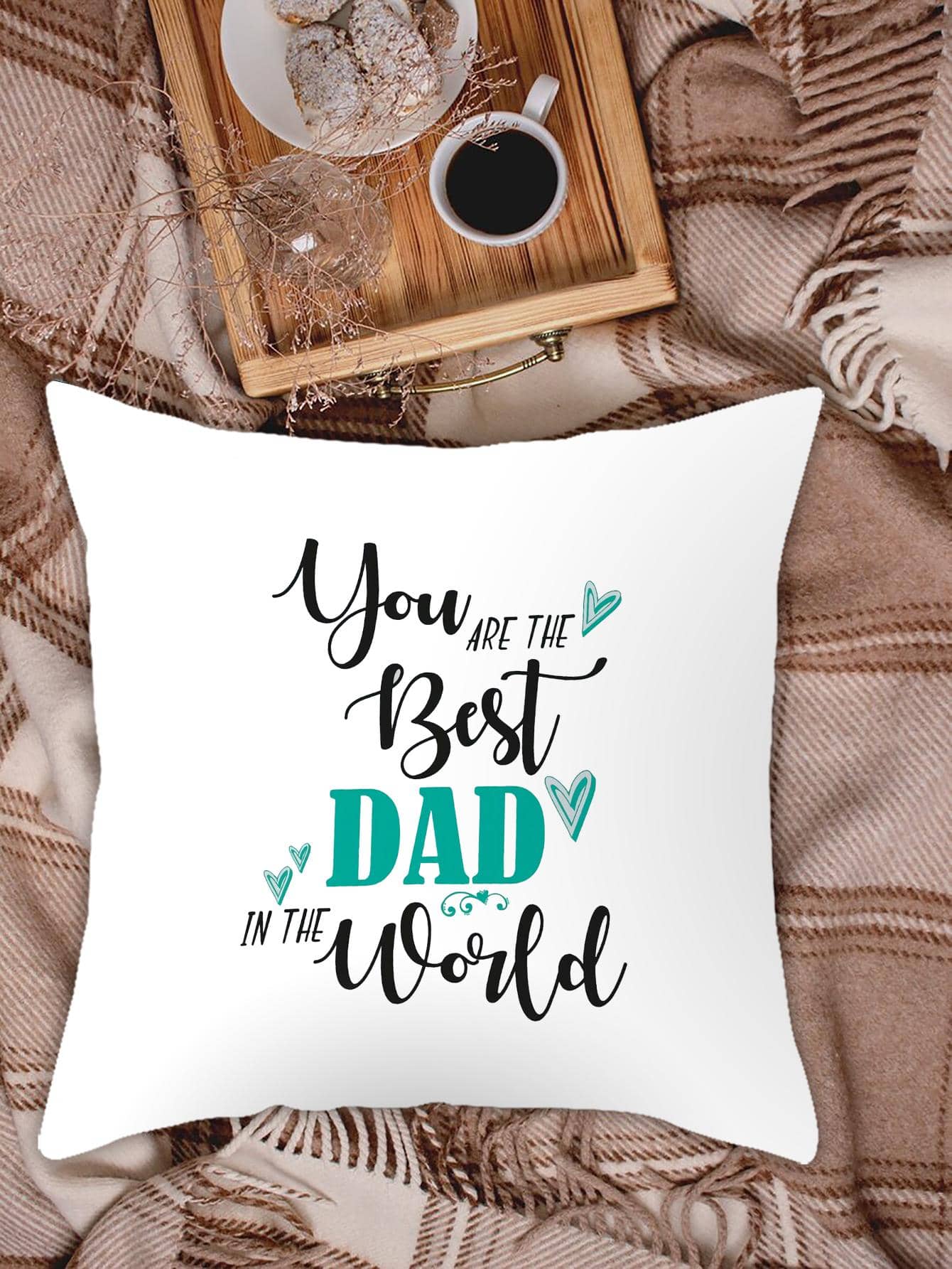 Best Dad In The World Scatter Cushion