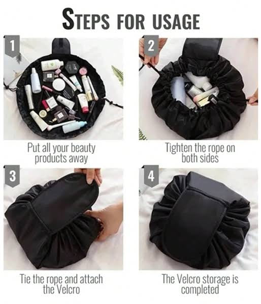 Drawstring Cosmetic Bag