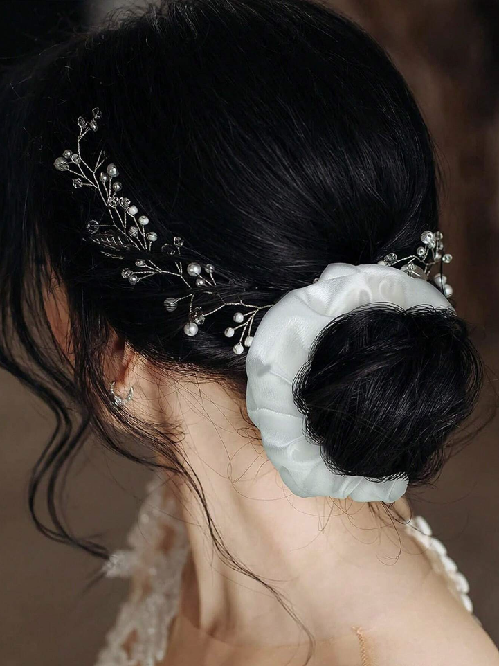 Bridesmaids Gift Satin Scrunchies 7pcs