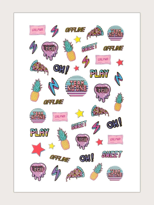 Retro Nail Art