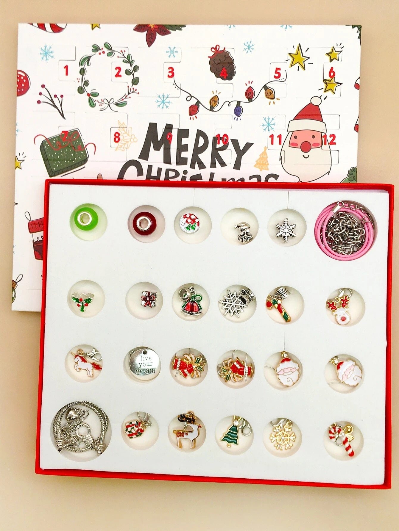 Christmas Charm Advent Calendar Holograph