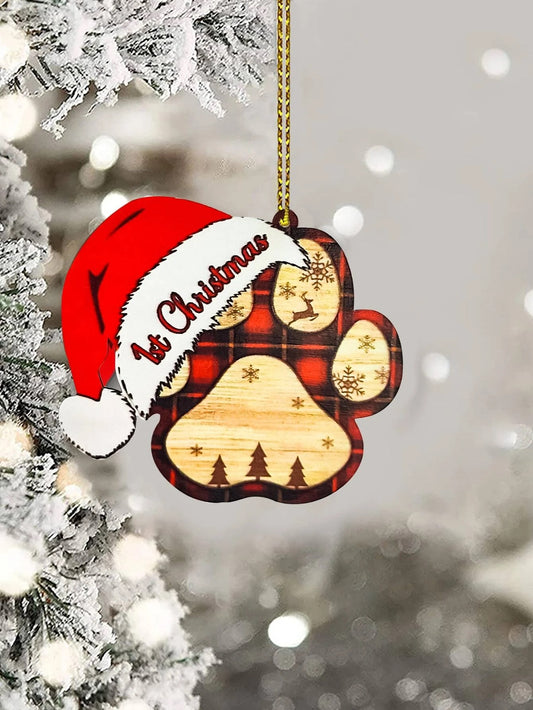 Pets 1st Christmas Tree Ornament