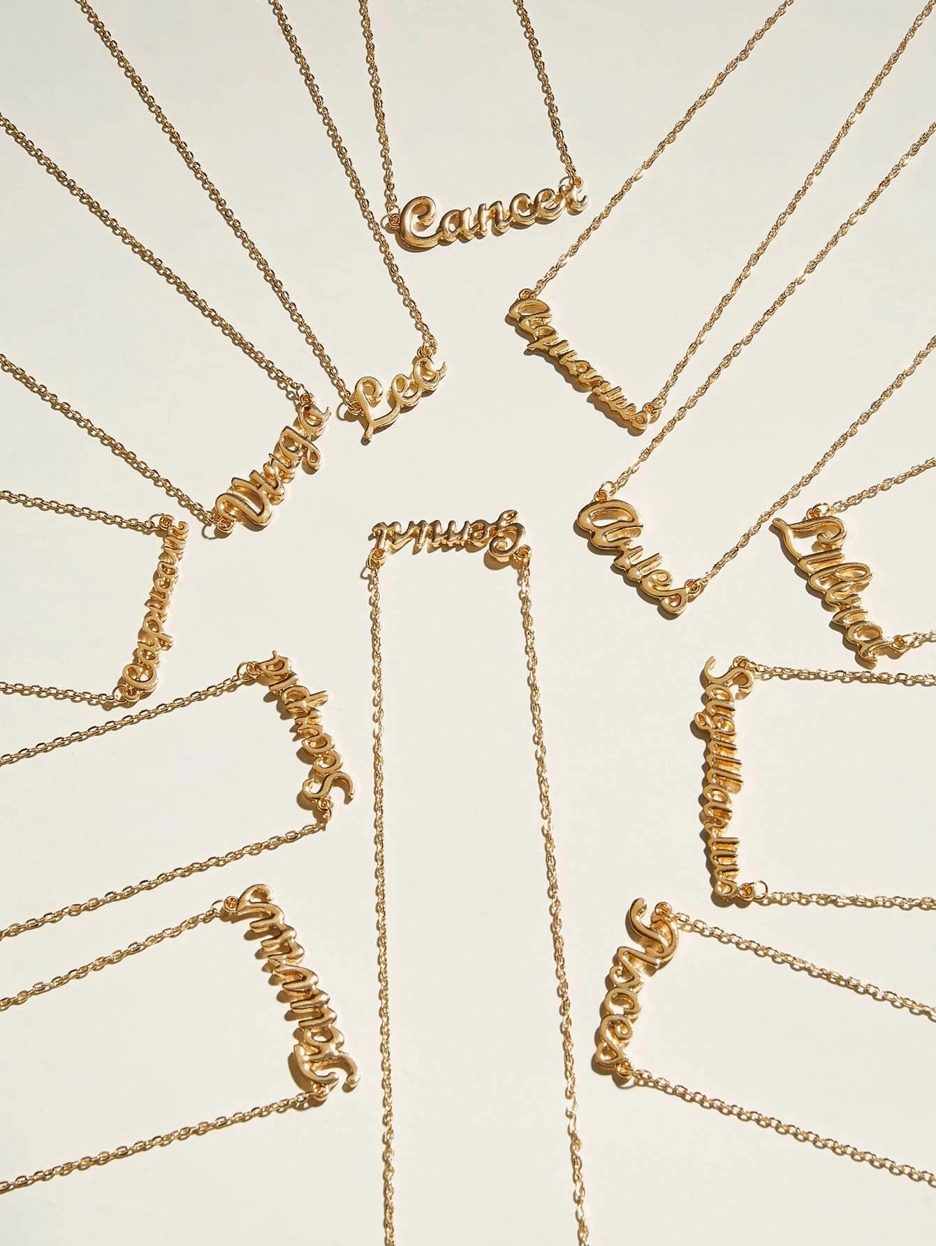 Star Sign Zodiac Necklace