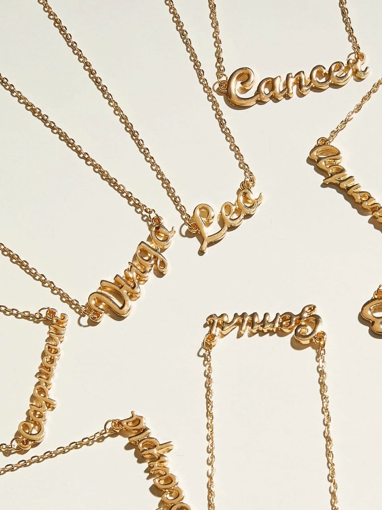Star Sign Zodiac Necklace