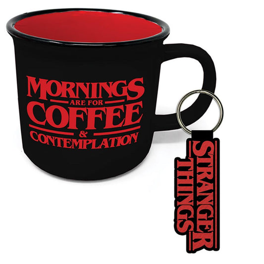 Stranger Things Campfire Mug and Keychain Set